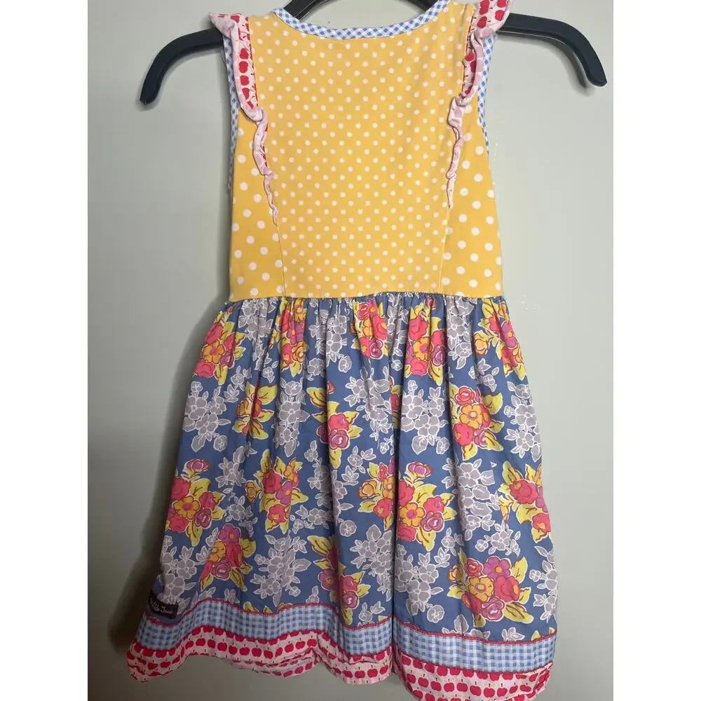 Matilda Jane Yellow girls dress 8
